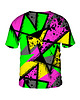 t-shirt damskie Damski T-shirt DR.CROW Abstract Geometric 1