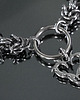 bransoletki - inne Chain mail y2k goth*Hexed Heart* bransoletka stal nierdzewna 3