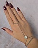 bransoletki srebrne Bransoletka z pierścionkiem Classy Sassy Stone 2w1 2