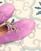 półbuty damskie Zamszowe, skórzane buty damskie Oxford 2