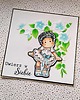 kartki scrapbooking Kartka okolicznościowa z Magnolią 1