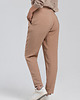 spodnie materiałowe damskie Spodnie damskie cygaretki Look 245 Nature 4