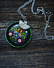 wisiory Folkowy wisior soutache z łowickim motywem 2