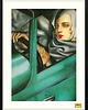 plakaty Plakat "Kobieta w zielonym Bugatti:, aut. Tamara Lempicka 1