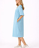 sukienki midi damskie Sukienka ,,ELLISON "  Niebieski 2