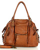 torby na ramię Torba biznesowa bowling retro bag skórzana - MARCO MAZZINI brąz camel 2