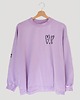 bluza bez kaptura damska Bluza Orchidea Heart 1