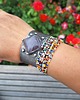 bransoletki wire wrapping Kopnięty kwadrat - bransoletka regulowana 5