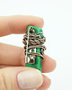 broszki Jaspis cesarski broszka wire wrapping 7