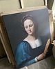 grafiki i ilustracje GRAFIKA NA PŁÓTNIE - Kobieta z Bagietką 1