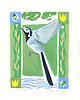 grafiki i ilustracje Print Pliszka siwa 18x24 cm 1