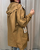 kurtki damskie Kurtka parka z kapturem Camel 2