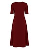 sukienki midi damskie Sukienka  burgund YY300040 2