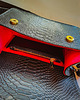 torby na ramię Torebka skórzana - pyton czarny - tłoczona - Wonder bag 4