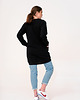 bluza bez kaptura damska Crew Neck Black 1