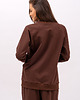 bluza bez kaptura damska Bluza damska raglan basic ,,ADALET" czekolada 2