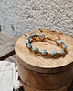 bransoletki z kamieni naturalnych Bransoletka Larimar & Hematyt 1