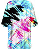 t-shirt damskie DR.CROW T-shirt Damski Oversize Scribbles 1