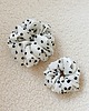 gumki do włosów Gumka do włosów w groszki Scrunchie Medium Dalmatino 1
