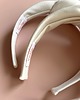 opaski do włosów Supełkowa opaska do włosów Ivory 1