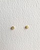 kolczyki z mosiądzu Kolczyki ZEN mini kółeczka 4mm, surowy mosiądz 2