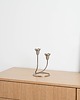 świeczniki i świece Świecznik stalowy, duński design, lata 70, produkcja: Georg Jensen 4