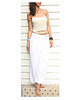 topy damskie Top handmade ecru 1