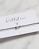 bransoletki na sznurku MARZEC - MARCH Birthstone Bracelet 1