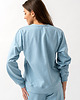 bluza bez kaptura damska Bluza damska"MEGAN" niebieski 4