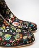 botki damskie SKÓRZANE BOTKI ZAPATO 270 CZARNE LIŚCIE 4