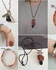 bransoletki z kamieni naturalnych Bransoletka RAW opal ognisty, diament herkimer 8