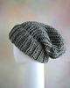 czapki damskie Wełniana czapka oversize LOOSE czarna 6
