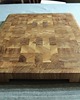 deski do krojenia i tace Duża, dębowa deska do krojenia "End Grain". 46,5x34,5 cm. Deska do serwowania. 3