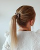 gumki do włosów Gumka jedwabna, scrunchie, frotka cappuccino MINI 1