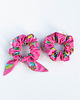 gumki do włosów Scrunchie PINK SURFING 1