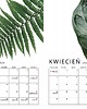 kalendarze i plannery Kalendarz ścienny na Spirali Botaniczny A3 Premium 2