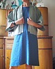 bluzki kimonowe damskie KIMO MIA short / mint linen 2