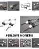 kolczyki srebrne Kolczyki srebrne Perłowe monetki vol. 3 8