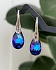 kolczyki swarovski Kolczyki Blue Lagoon - Kryształy Swarovski 1