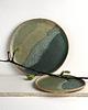 patery i talerze SET: Talerz w odcieniach zieleni / zestaw 3 rozmiary 3