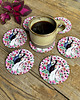 podkładki do kuchni Podkładki pod kubek- Biegusy- Kaczki - Ilustracja - Cup coasters 3