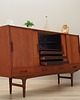 komody i szafki Highboard tekowy, duński design, lata 60, projektant: B 3