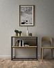 regały i półki Konsola metalowa SANAZ - minimalistyczna konsola z półką 4