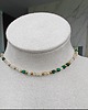 chokery Choker cytryn malachit 3