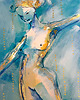 obrazy Lilka 86 - akwarela 16x24 cm unikat 1