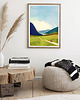 plakaty Górskie wędrówki - dwa stawy w górach - plakat fine art 4