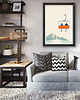 plakaty Narty w górach - plakat 50x70 cm - wyciąg narciarski 5