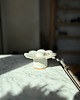 pojemniki na biżuterię Ceramiczna Miseczka Kwiat na Biżuterię Handmade Miseczka w Brązowe Ciapki 3