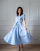 sukienki midi damskie Sukienka Nina blue 1