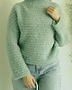 swetry damskie  Sweter Kukoma w miętowym kolorze 2